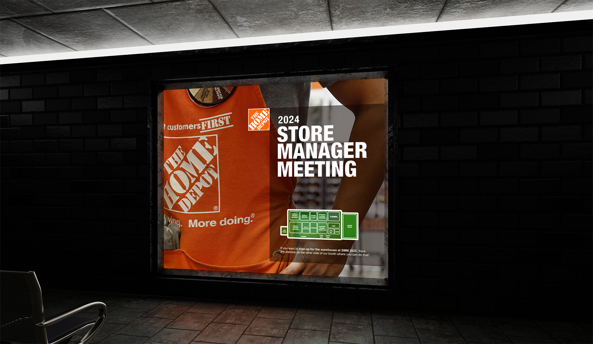 Home Depot LED Display